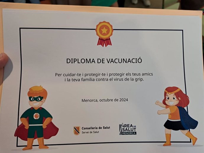 Arranca el plan piloto de vacunación infantil contra la gripe en centros educativos de Baleares