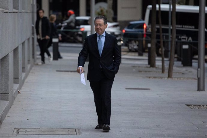 El director general de Coordinación y Estudios de la Secretaría de Estado de Seguridad, José Antonio Rodríguez González, a su llegada a la sede de la Audiencia Nacional, a 14 de octubre de 2024, en Madrid (España). En el juicio se investigan los contratos