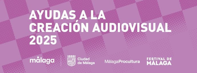Cartel de las convocatoria de las ayudas a la creación audiovisual para 2025