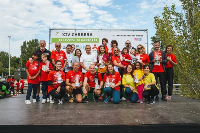 La XIV Carrera Down Madrid reúne a 3.400 corredores para la inclusión de las personas con discapacidad intelectual