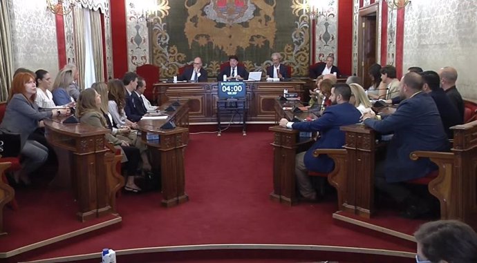 Pleno extraordinario del Debate sobre el Estado de la ciudad de Alicante.