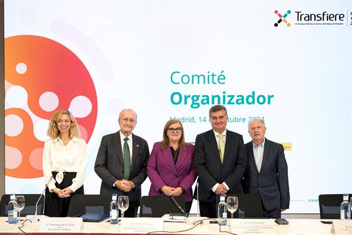 Reunión en Madrid del Comité Organizador de Transfiere, Foro Europeo para la Ciencia, Tecnología e Innovación que se celebra en Fycma.
