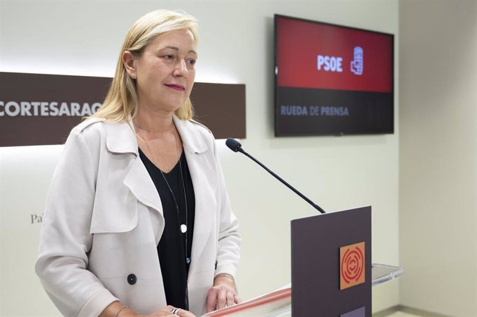 La portavoz de Economía del grupo parlamentario del PSOE en las Cortes de Aragón, Marta Gastón