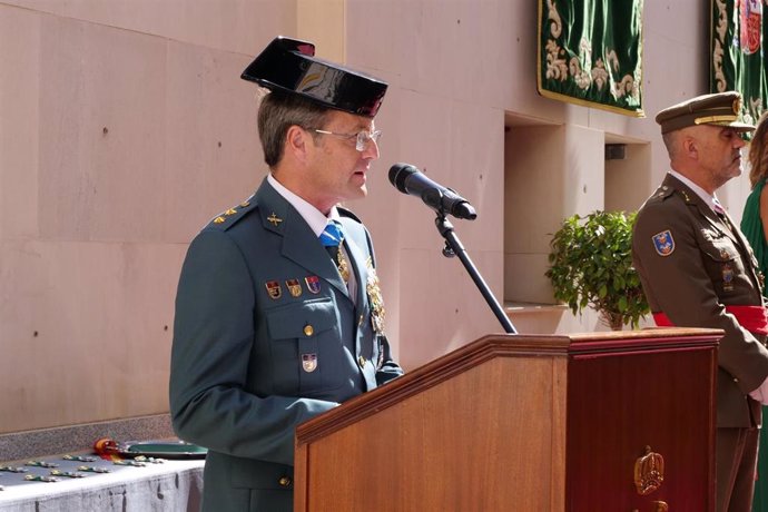 El jefe de la Comandancia de la Guardia Civil de Melilla, el teniente coronel Arturo Ortega Navas.