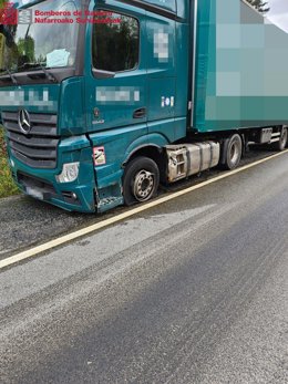 Imagen del camión implicado en el suceso