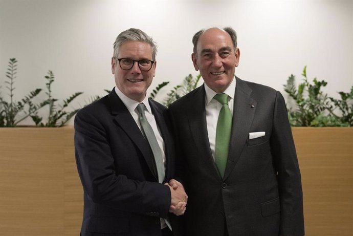 El Presidente De Iberdrola, Ignacio Sánchez Galán, Ha Ratificado Ante El Primer Ministro De Reino Unido, Keir Starmer,