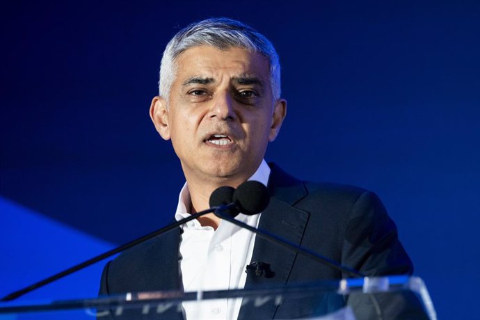 September 24, 2024, New York City, New York, United States: SADIQ KHAN, Mayor of London, speaking at the Clinton Global Initiative conference at the Hilton Midtown hotel in New York City.