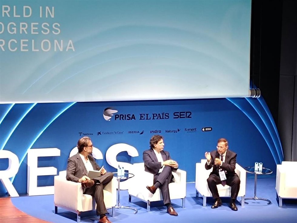 Mesa redonda El agua ya no cae del cielo de las jornadas World in Progress organizadas por Prisa.
