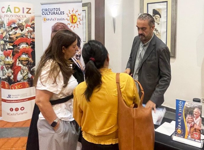 Stand del Patronato de Turismo en Bilbao.