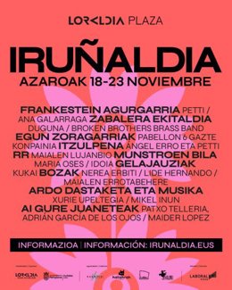 Cartel del festival Iruñaldia