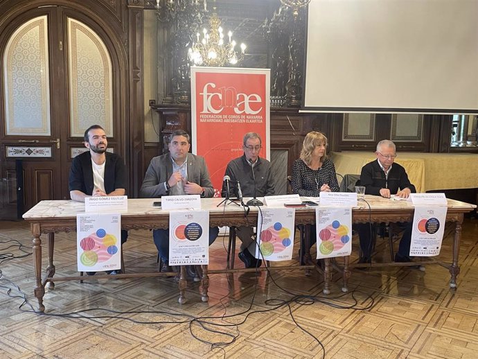 Imagen de la presentación del XXIX Ciclo Coral Internacional de Navarra