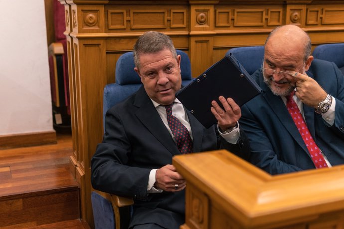 El presidente de Castilla-La Mancha, Emiliano García-Page, en la primera jornada del Debate sobre el Estado de la Región.