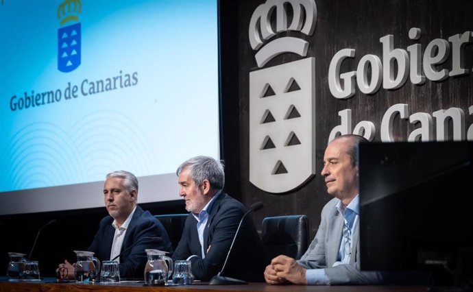 El presidente de Canarias, Fernando Clavijo, en la inauguración de 'Oktober Tech'