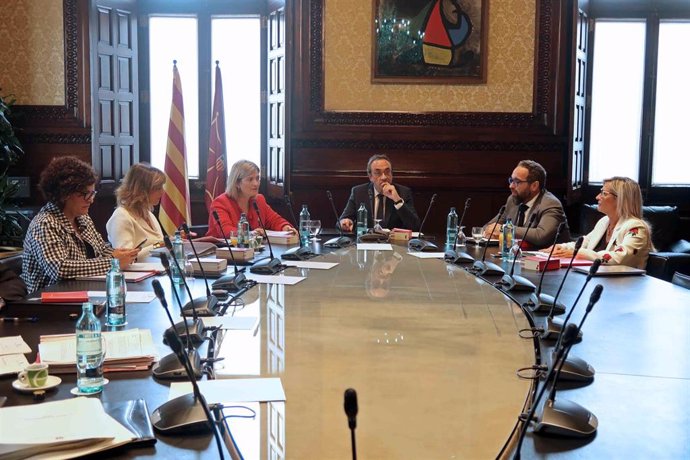 Reunión de la Mesa del Parlament