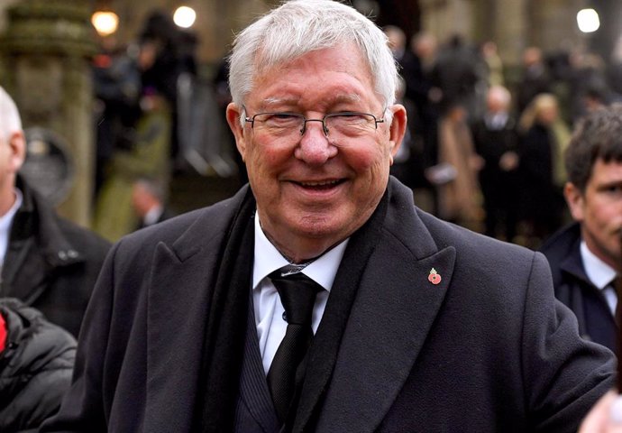 Archivo - Sir Alex Ferguson, en la Catedral de Mánchester.