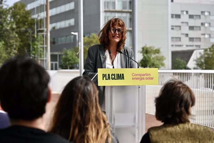 La teniente de alcalde Laia Bonet este martes en rueda de prensa.