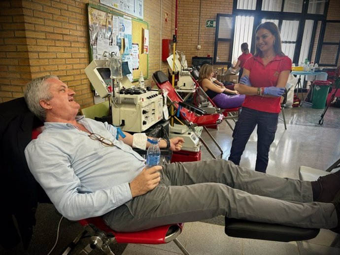 Donación de sangre en la UAL.