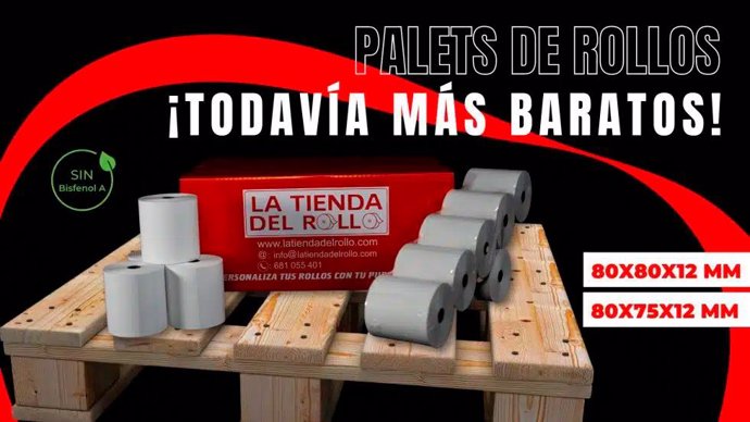 Palets de Rollos Térmicos aun más baratos