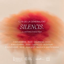 El Cor de la Generalitat presenta la gira de tres conciertos del programa 'Silencis'