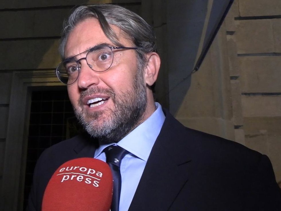 Máximo Huerta en la entrega de la 73 edición de los Premios Planeta este martes en Barcelona