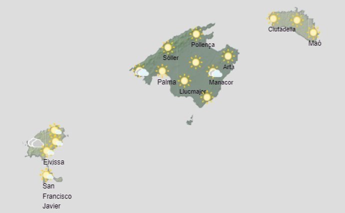 El tiempo hoy, miércoles 16 de octubre, en Baleares.