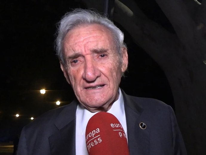 Luis del Olmo en la entrega de los Premios Planeta este martes en el Museo Nacional de Arte de Catalunya