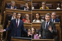 Sánchez presume de "contundencia" ante la corrupción mientras Feijóo le sitúa como "el 1 de la trama": "Márchese ya"