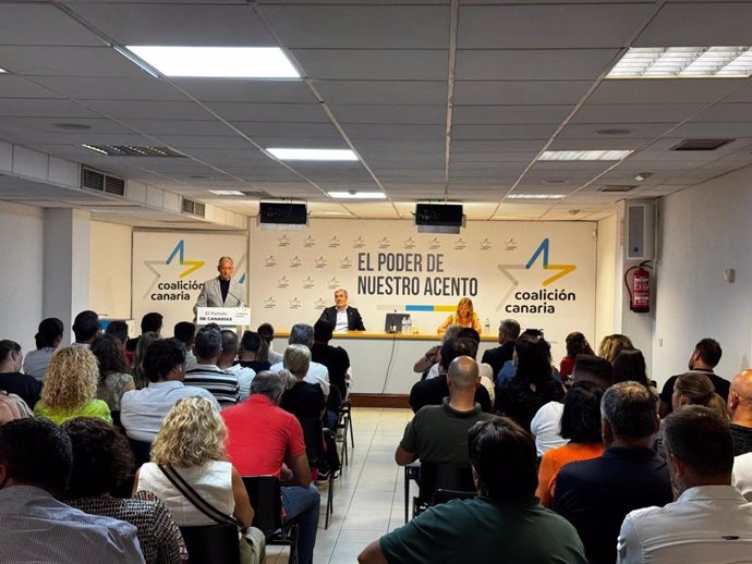 Reunión del Consejo Político de Coalición Canaria de Tenerife