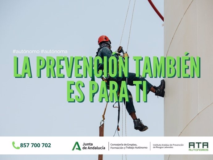 Archivo - ATA ayuda a la prevención de accidentes laborales de todos los trabajadores autónomos de Andalucía.