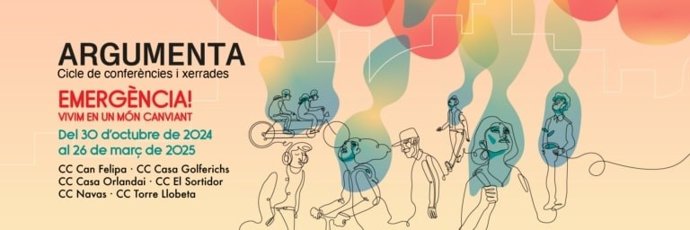 Cartel de la VI edición del ciclo de conferencias 'Argumenta', en Barcelona.