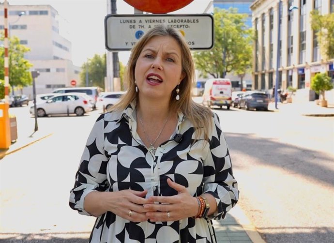 La portavoz municipal de Vox, Cristina Peláez.