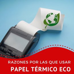 Razones por las que usar papel térmico eco