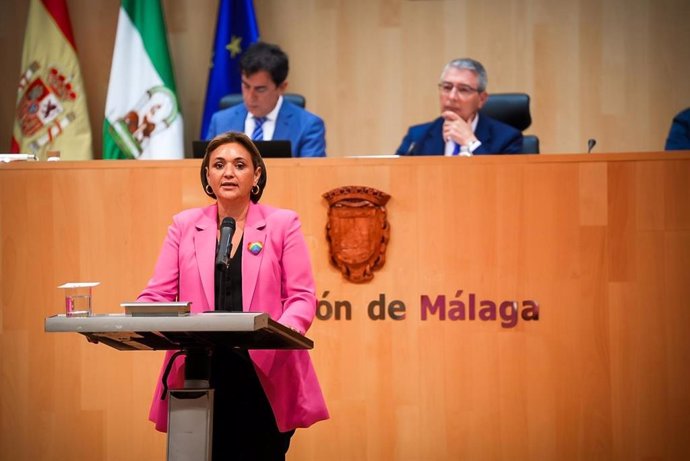 La alcaldesa de Torremolinos, Margarita del Cid, ha insistido en el carácter metropolitano del EuroPride 2027 durante su intervención en la Tribuna de Alcaldes de la Diputación de Málaga.