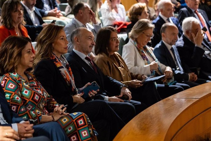 La alcaldesa de Zaragoza, Natalia Chueca, en el primer día del Debate del estado de la Comunidad Autónoma