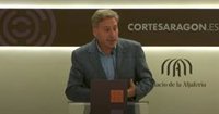 Soro (CHA) cree que la extensión del discurso de Azcón denota "falta de proyecto político"