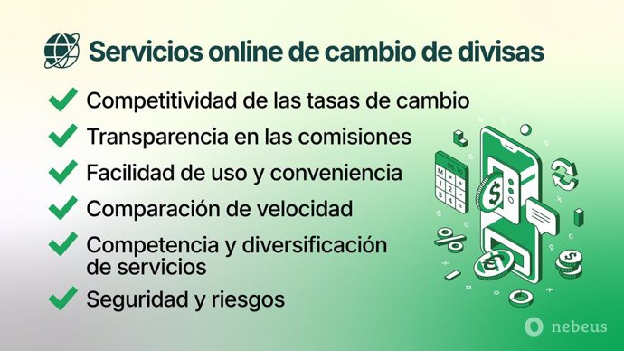 Servicios online de cambio de divisas