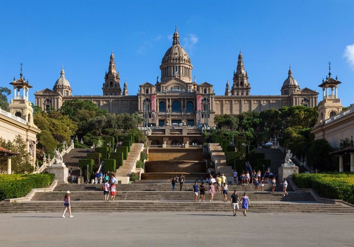 Archivo - Façana del Museu Nacional d'Art de Catalunya (MNAC) 