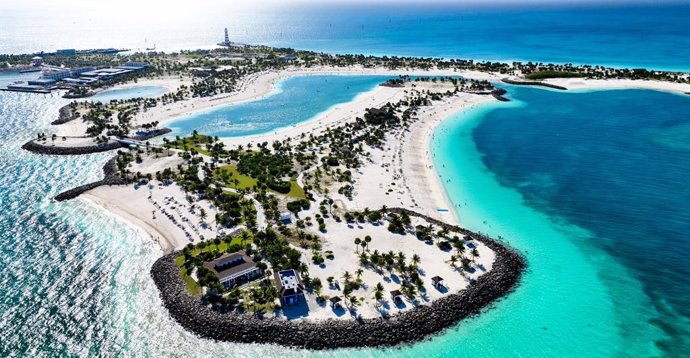 Isla de Ocean Cay en Las Bahamas