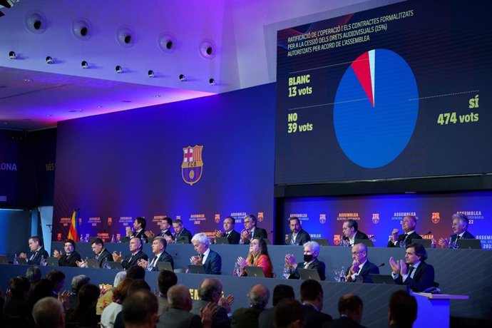 Archivo - Asamblea General Ordinaria de socios y socias del FC Barcelona