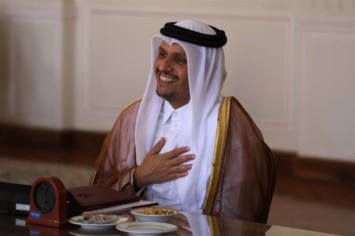 Archivo - El primer ministro de Qatar, Mohammed Bin Abdulrahman al Thani