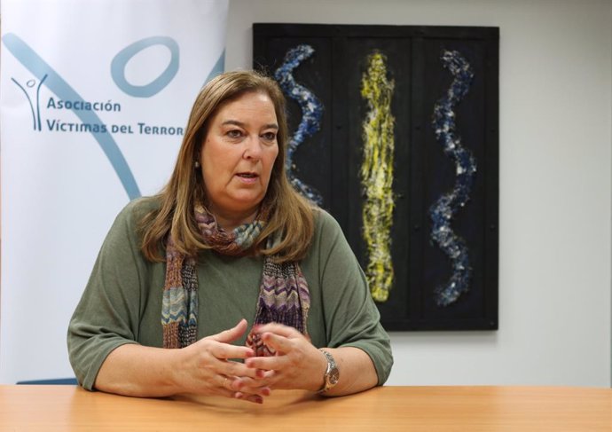 Archivo - Maite Araluce, presidenta de la AVT