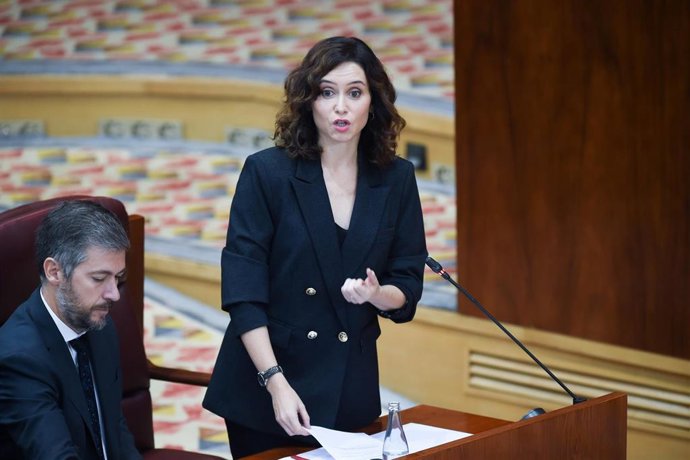 La presidenta de la Comunidad de Madrid, Isabel Díaz Ayuso. Archivo.