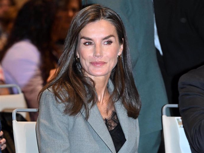 La Reina Letizia durante acto institucional del “Día Mundial de la Salud Mental 2024”