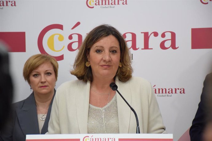 La Consejera De Economía, Empresas Y Empleo Del Gobierno De Castilla-La Mancha, Patricia Franco.