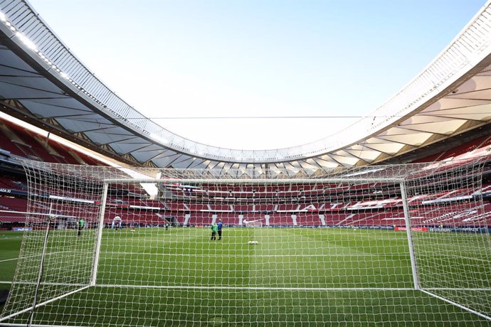 Archivo - General view during the spanish league, La Liga Santander, football match played between Atletico de Madrid and Deportivo Alaves at Wanda Metropolitano stadium on april 02, 2022, in Madrid, Spain.