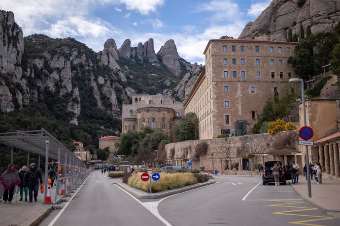 Archivo - El monasterio de Montserrat, a 3 de marzo de 2024, en Monistrol de Montserrat, Barcelona, Catalunya