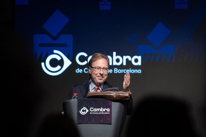 Archivo - El presidente de la Cámara de Barcelona, Josep Santacreu