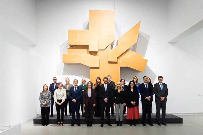 La consejera de Cultura y Deporte, Patricia del Pozo, en la reunión del pleno de la Conferencia Sectorial de Cultura celebrada en Vitoria (País Vasco).