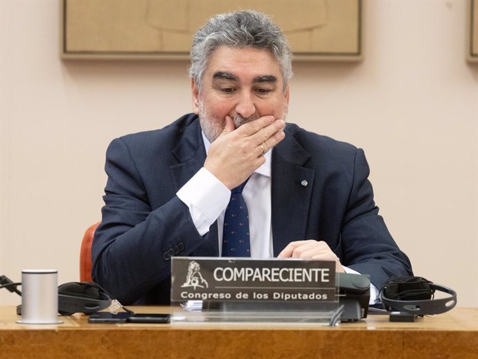 Archivo - El presidente del Consejo Superior de Deportes, José Manuel Rodríguez Uribes, durante la Comisión de Educación, Formación Profesional y Deportes, en el Congreso de los Diputados, a 16 de abril de 2024, en Madrid (España). Durante la comisión, se