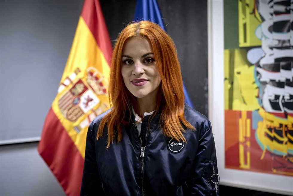 Archivo - La astronauta española de la Agencia Espacial Europea